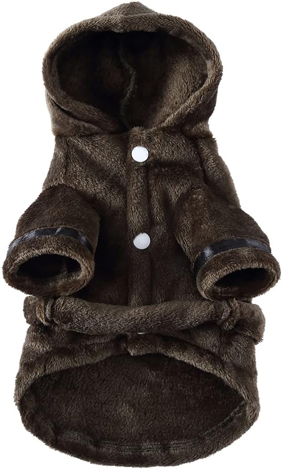 Dog Drying Robe Coat Super Absorbent Soft, Fast Drying Pet Dog Bathrobe Towel with Adjustable Waistbelt