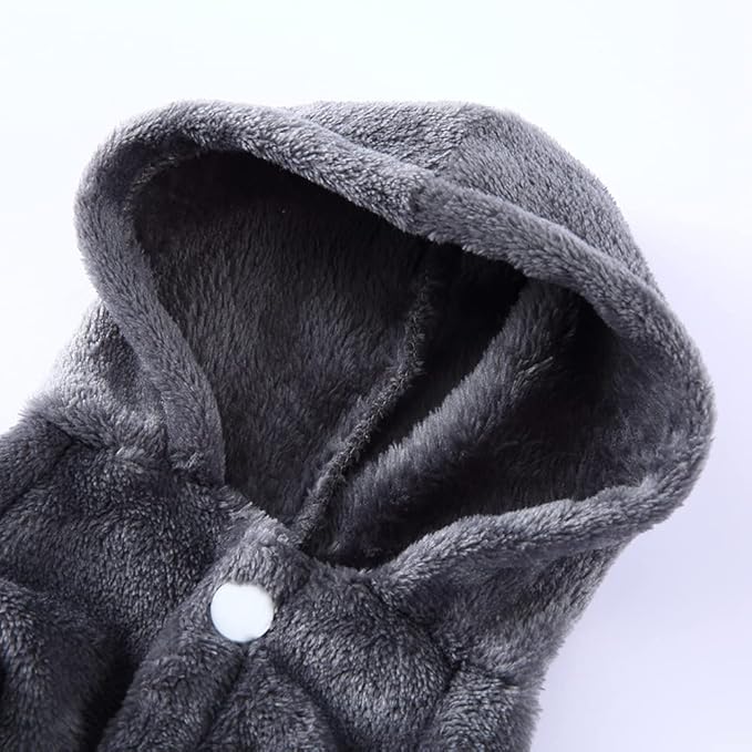 Dog Drying Robe Coat Super Absorbent Soft, Fast Drying Pet Dog Bathrobe Towel with Adjustable Waistbelt