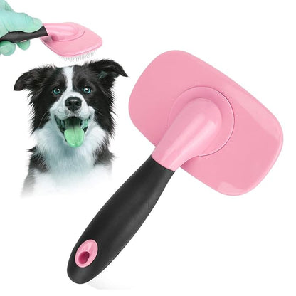 GLOGLOW Pet Hair Comb, Cat Dog Cleaning Hair Massage Comb 360° Rotation Deshedding Slicker Brush Pet Removal Comb Grooming Tool()