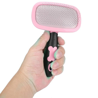 GLOGLOW Pet Hair Comb, Cat Dog Cleaning Hair Massage Comb 360° Rotation Deshedding Slicker Brush Pet Removal Comb Grooming Tool()