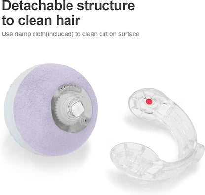 Interactive Cat Toys for Indoor Cats,The 3rd Generation Agile Moving Cat Ball with Elastic Mesh Tail,Automatic Kitten Toys for Bored Indoor Cats (Purple)