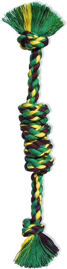 Mammoth Pet Products Flossy Chews Assorted Color Monkey Fist Bar, Large, 18-Inch, MultiColored (20100F)