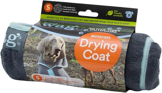 Henry Wag Microfibre Dog Drying Coat 35cm