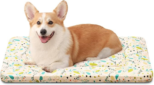 Magic Dog Medium Crate Bed & Pad, Super Soft Pancake Style, Machine Washable, 28-Inch