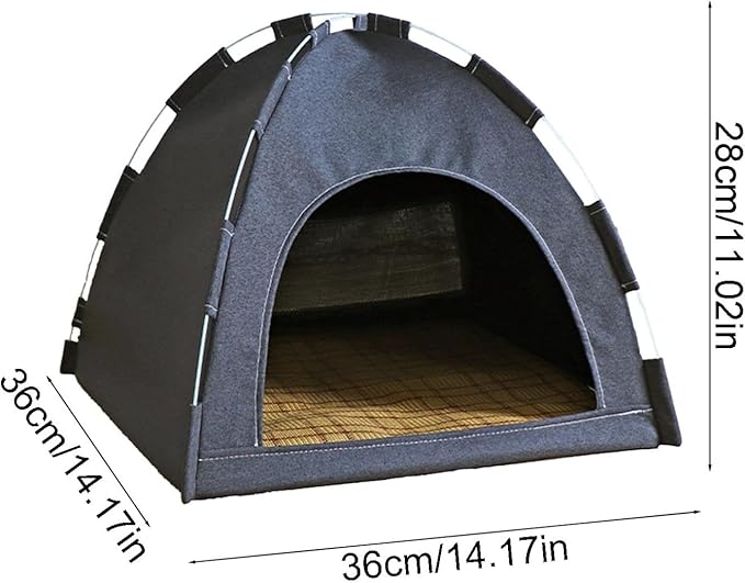 Foldable Pet Tent for All Season, Outdoor Cat House, Cat Tents for Indoor Cats, Breathable Cats Bed Cave, Dog House Indoors, Small Dog House, Pet House for Outdoor and Indoor