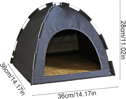 Foldable Pet Tent for All Season, Outdoor Cat House, Cat Tents for Indoor Cats, Breathable Cats Bed Cave, Dog House Indoors, Small Dog House, Pet House for Outdoor and Indoor
