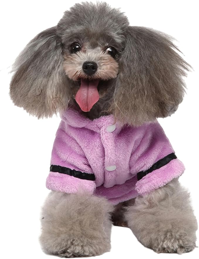 Luxury Soft Flannel Pajamas Puppy Quick Drying Bath Robe Super Absorbent Towel for Small Dogs & Cats