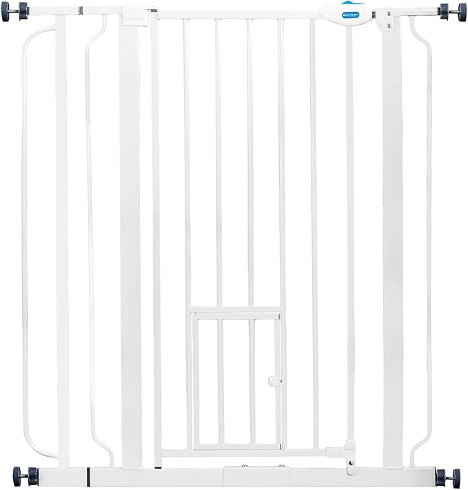 Carlson Pet Products 0941 PW DS Extra Tall Pet Gate with Small Pet Door