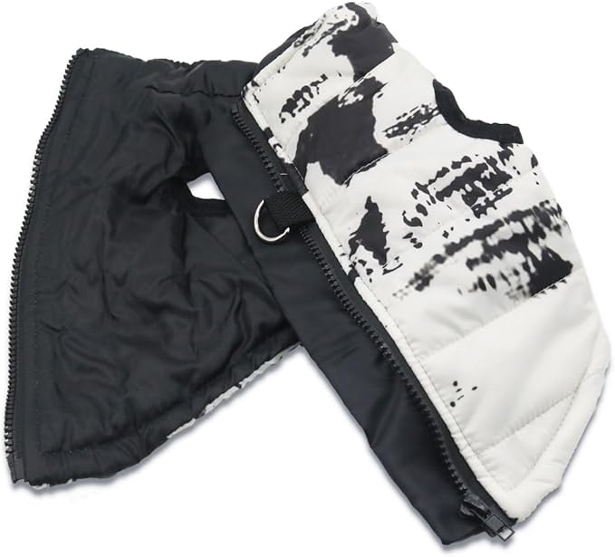 Winter Dog Coats Warm Small Dog Jacket Pet Jackets Puppy Cold Weather Coat Pet Clothes for Small Dogs, Medium, Tie-dye