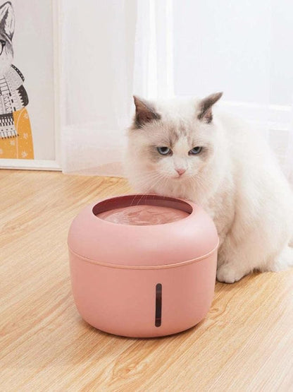 Pet Life ® 'Moda-Pure' Ultra-Quiet Filtered Automatic Dog and Cat Fountain Waterer or Feeder with Automatic Shutoff Feature - Includes Filter