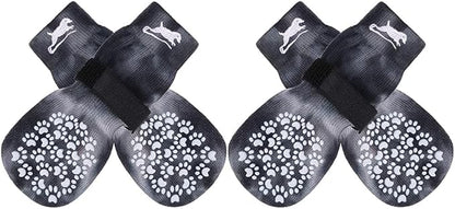 EXPAWLORER Anti Slip Dog Socks to Prevent Licking Paws, Dog Shoes for Hot Pavement, Dog Booties for Small Medium Large Senior Dogs, Traction Control Boots & Paw Protectors for Hardwood Floors