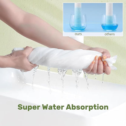 Disposable Bath Towels, 25 Pack 55" x 27.5" Ultra-Soft and Quick Dry Bath Towel, Portable Salon Towels for Travel Sauna Spa Beach Gym