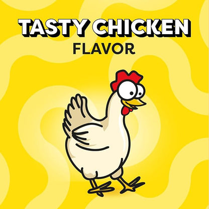 Temptations Cat Treats Classic Crunchy and Soft Cat Treats, Tasty Chicken Flavor, 6.3 oz. Pouch (Pack of 10)