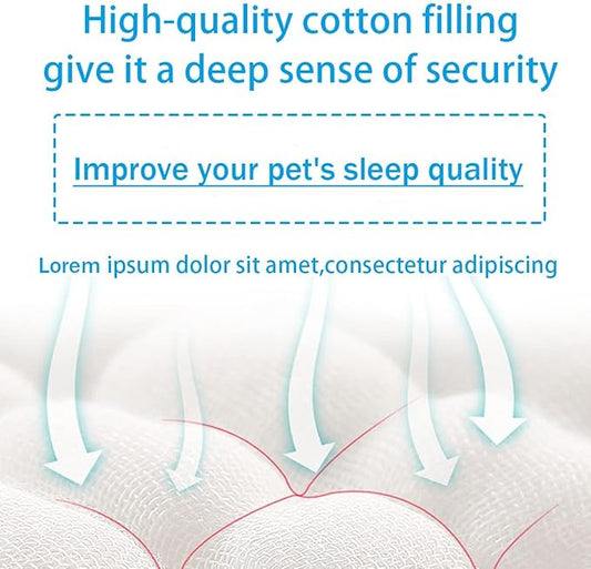 Small Cat Bed for Indoor Cats - Washable 16 Inches Kitten or Puppy Bed (Up to 5lbs) - Extra Small Dog Bed