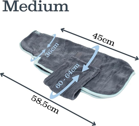 Henry Wag Microfibre Dog Drying Coat 45cm