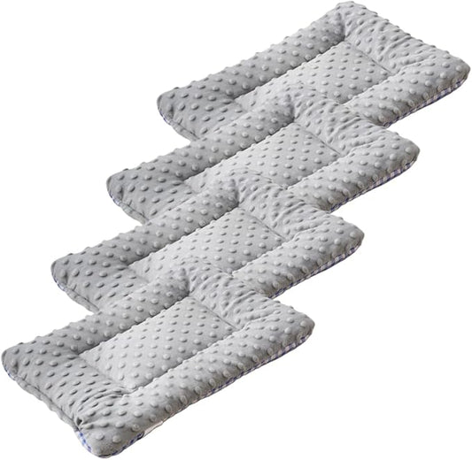 SHENGOCASE 4-Pack Soft Pet Kneading Pillow Cushion Bed, 17x12 Inch Padding for Cat Small Dog House, Cage Kennel Perch Shelf
