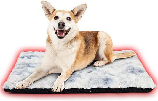 Self-Warming Cat Bed Pad 30x20 inches Self-Heating Cat Bed Mat Thermal Blanket for Indoor Cats & Dogs