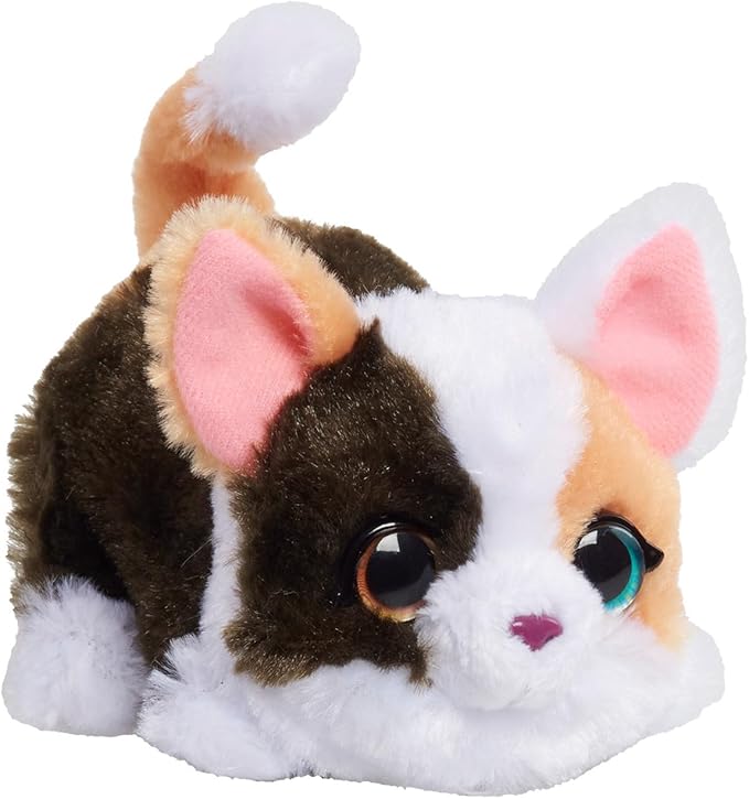 furReal My Minis Kitty Interactive Toy, Small Plush Kitty with Motion, Stuffed Animals, Kids Toys for Ages 4 Up by Just Play