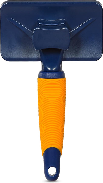 Arm & Hammer Deodorizing Slicker Brush for Dogs with Fragrance Transfer Technology – Scented Self-cleaning Dog Brush - Dog Grooming Brush for Shedding, Sweet Lily & Vanilla Scent