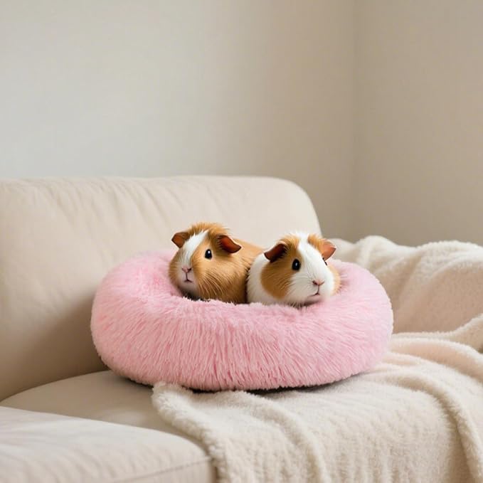 Bunny Bed Rabbit Hideout Large Soft & Comfortable Small Animal Bedding Cozy Bed Mat Warm Hideaway Cage Accessories for Guinea Pig