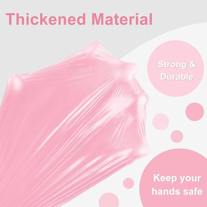 Toplive Dog Poop Bags, Pet Waste Bags Roll Refills, Thick Strong Leak-Proof Cat Dog Bag for Poop Outdoor Cleanup 16 Rolls (240 Bags), Pink