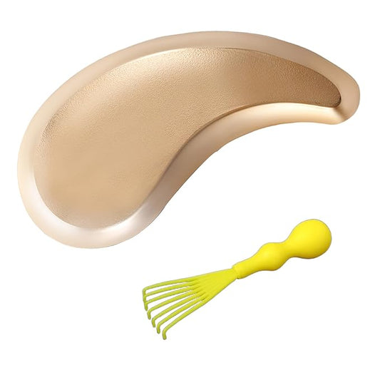 Gentle Grooming Puppy Brush with Gift Box ， Fit for Small Dog ， Yorkie, Shih Tzu, Maltipoo, Maltese and Pomeranian ，Toy Poodle Accessories, Soft Bristle (Rose Gold)