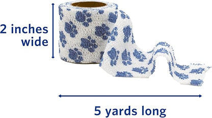 PetFlex Paw Pack – Flexible Self-Adhering Elastic Bandage for Wound Care – First Aid Wrap for Small Animals Like Dogs, Cats, and Other Pets - 2 inch, 36 Rolls