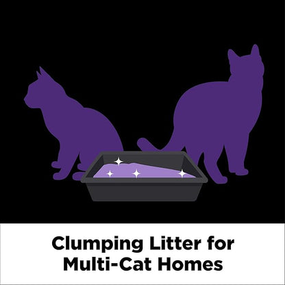 ARM & HAMMER Slide Platinum Multi-Cat Easy Clean-Up Clumping Cat Litter, 14 Days of Odor Control, 18 lb X 2 Pack (36 lbs)