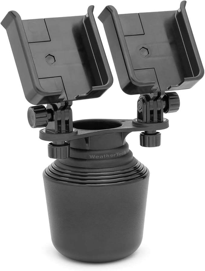 WeatherTech Double High Pet Feeding System - Elevated Dog/Cat Bowls - 4 inch High Tan (DHC1604TNTN)