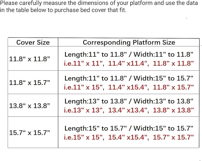 SHENGOCASE Cat Tree Tower Accessories Replacement Parts Top Cushion Bed Cover for Cat Perch with Elastic Band (15.7" x 15.7", Grey)