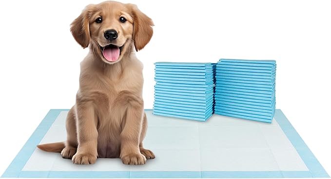 BV XXL Puppy Pads 40 Count 36" x 30" - Leak-Proof Pee Pads for Dogs with 6-Layer Design, Rapid Dry Sheet & Attractant - Dog Pad Extra Large with Odor Control - Perfect for Big Dogs & Indoor Use