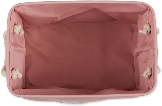 Bone Dry Pet Storage Collection Collapsible Bin, Rose, Medium Rectangle