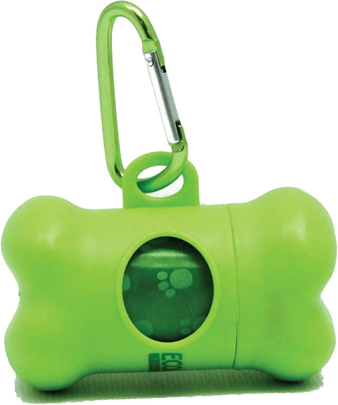 Wholesale 6 Pk Dog Poop Bag Dispenser w/Stainless Steel Carabiner Clip - Dog Waste Poopbags Holder (PB0009)