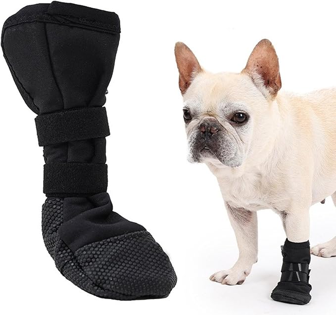Dog Paws Protector Boot Large Size Water Resistant Soft Recovery Shoe for Dog Wound Care Breathable Pet Footwear