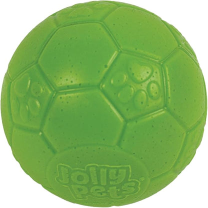 Jolly Pets Mini Jolly Soccer Ball; Floating-Bouncing Dog Toy; 4" Green Apple
