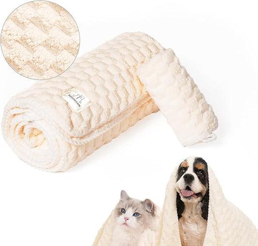 Cloud Pet Towels – Absorbent, Soft Microfiber Towels for Drying Dogs and Cats, Quick-Dry, Includes 2 Sizes