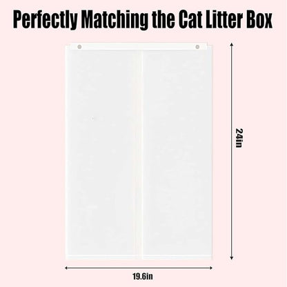 Cat Litter Box Liners for PetSnowy SNOW+ Cat Litter Box, 60 PCS Self-Sealing Waste Drawer Bags for Automatic cat Litter Box (60 Pcs)