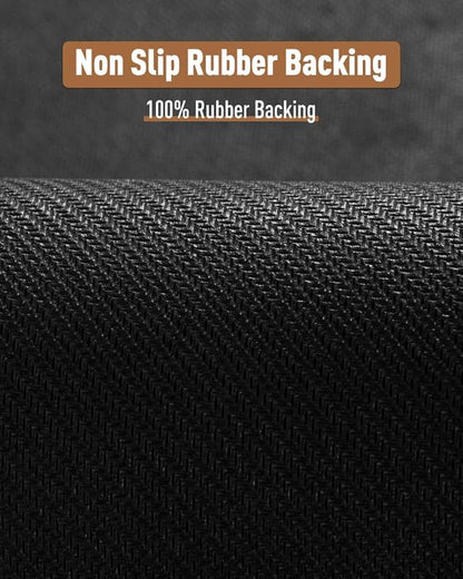 PADOOR Non Slip Stair-Treads,Rubber Backing Stair-Runners for Wooden Steps,15PCS Residue Free Carpet Stair Treads for Kids and Dogs 8"x30" Grey