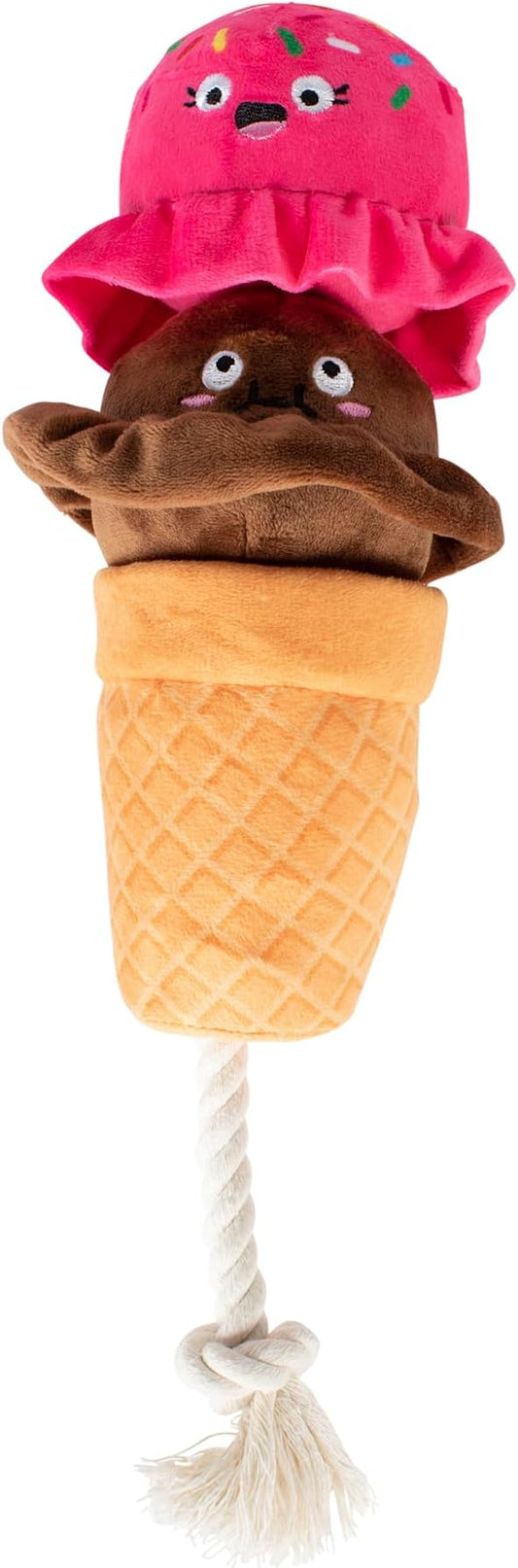Fringe Studio Losing Cone-TROL Plush Dog Toy, Pet Shop Collection (314433)