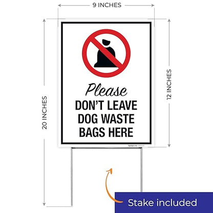 No Pets Allowed in Athletic Field Areas Double Sided 9x12 Inches, Corrugated Plastic with Metal H Stake, Made in USA