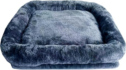 SHENGOCASE Cat Tree Tower Accessories Replacement Parts Top Cushion Bed Cover for Cat Perch with Elastic Band (11.8" x 11.8", Grey)