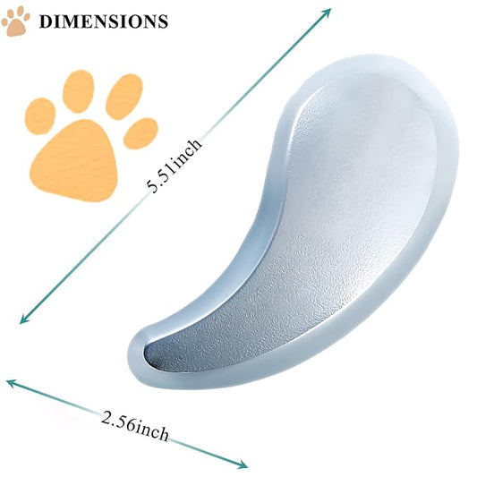 Small Dog Brush, Soft Pet Grooming Brush for Shih Tzus, Yorkies, Maltipoos, Maltese, Puppy Massaging Hair Brush, Cat Brush, for Small Animals Rabbits of All Hair Types (Gradient blue)