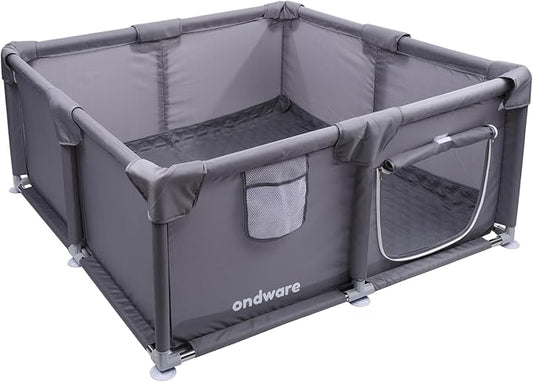 Whelping Box for Dogs and Puppies, 48×48×18 in Whelping Supplies with Waterproof Whelping Pad for Medium Small Dogs