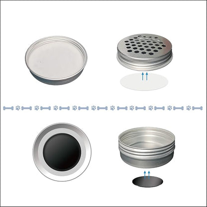 12 Pack Dog Pet Scent Training Box,Magnets Dogs Cat Scent Work tins,Dog Nose Work containers, Smell Metal Kit for Dogs Training, Pet Aluminium Tins