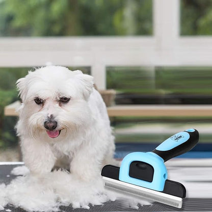 Pet Grooming Brush Effectively Reduces Shedding by Up to 95% Professional Deshedding Tool for Dogs and Cats