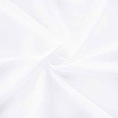 NICETOWN White Privacy Sheer Curtains 78 Inches Long Non-See-Through Semi Sheer Curtains Light Filtering Window Drapes for Kitchen Living Room 2 Panels Set, 42" W