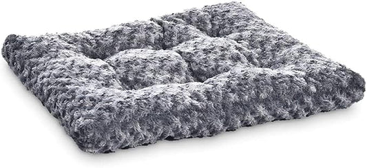 Amazon Basics Washable Cat and Dog Bed and Crate Pad, Indoor, 46 x 29 x 4 inches, Gray