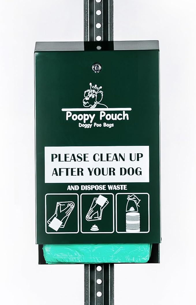 Header Pet Waste Station Bags - 2,400pcs of 8" x 13" Hanging Dog Waste Station Bags - Light, Durable, & Opaque Design - Single-Pull & Easily Disposable Refills
