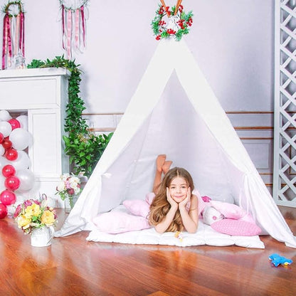 Kids Teepee Tent Indoor with Star Lights, Gift for Boys & Girls, Toys for Toddler, Kids Playhouse for Indoor Decor Party Games