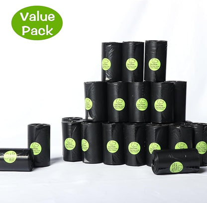 DREAM&GLAMOUR Dog Poop Bags,value pack,300 Count Strong Poop Bags for Dogs,Guaranteed Leak-Proof
